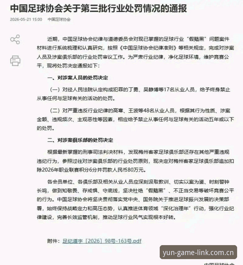 足协第三批禁足名单最新动态：65人受罚，行业整顿再升级